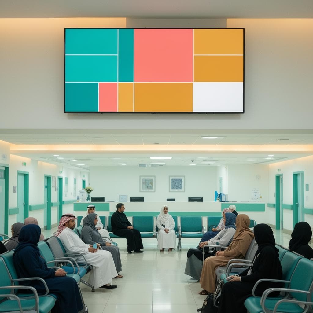 Waiting Area Digital Displays