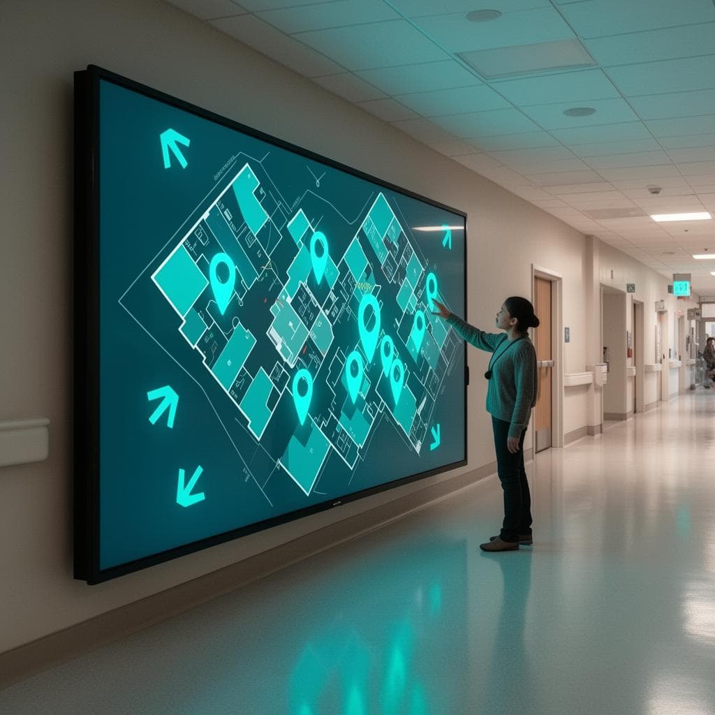 Hospital Hallway Directory Boards